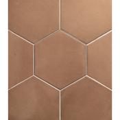 Hexagon Clay Salmon 17.5x20.2 cm image