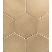 Hexagon Clay Straw 17.5x20.2 cm image
