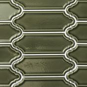 Mecox Victorian Green Crackled 5x15 cm image