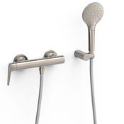 Tres Fuji Wall-Mounted Single-Handle Shower Mixer Tap Steel