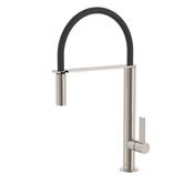 Tres Single-Handle Kitchen Mixer Tap with Flexible Spout Steel image