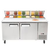 Atosa MPF8202GR Pizza Prep Salad Fridge 1700MM