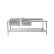 Atlas Large Double Sinks, Right Drainer DBRD1800 image