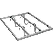 Sagi GC80X Stainless Steel Meat Hanging Rail with 4 S Hooks