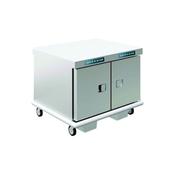 Emainox 8110101 - 14 X 1/1Gn Mobile Undercounter Fan Assisted Heated Holding Cabinet - with Humidity image