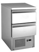 Chefs Range SS1H2D - Twin Drawer Space Saver Prep Counter