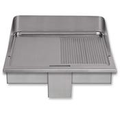 Berner BGIH60 Ribbed/Smooth Plate Drop In Induction Griddle image