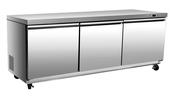 Chefs Range TUC-72R/60 3 Door S/Steel Under Counter Fridge