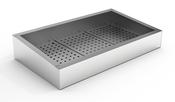 Combisteel AISI 304 Crushed Ice Bin with Drain image