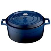 Combisteel Lava Cast Iron Casserole 28cm Blue image