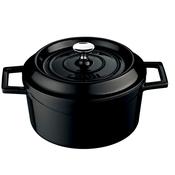 Combisteel Lava Cast Iron Casserole 32cm Black image