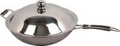 Combisteel Stainless Steel Induction Wok Pan 360mm image