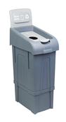Combisteel Grey Recycling Waste Bin 80 Litre image