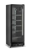 Combisteel SVE-450 Single Glass Door Display Fridge 450 Litre Black image