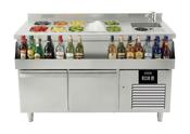 Combisteel 2 Door Refrigerated Counter with Cocktail Bar Station