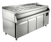 Combisteel 3 Door Refrigerated Counter with Cocktail Bar Station