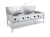 Combisteel Gas Wok Table 5 Burner 69kW