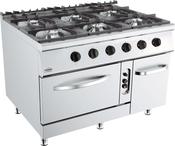 Combisteel BASE 900 Gas Cooking Range with 6 Burners and Oven image