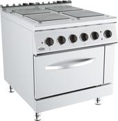 Combisteel BASE 900 Electric Range with 4 Plate Hob and Oven image