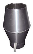 Combisteel Round Deflector Hood 400mm image