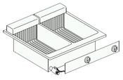 Combisteel Double Electric Drop-In Fryer 2x10 Litre image