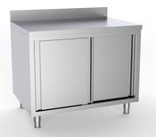 Combisteel Stainless Steel Worktable with Sliding Doors 1600mm