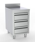 Combisteel UPSTAND 500 Stainless Steel Worktable with 3 Drawers