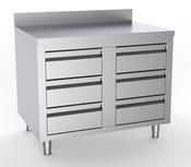 Combisteel UPSTAND 1000 Stainless Steel Worktable with 6 Drawers