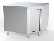 Combisteel DOOR 1000 Stainless Steel Worktable Corner Unit 1000mm image