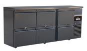 Combisteel Black 6 Drawer Backbar Counter Fridge - 537 Litre image