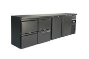 Combisteel Backbar Counter Fridge 2 Doors and 4 Drawers image