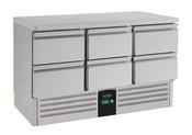 Combisteel Refrigerated Counter 6 Drawers Energy Line - 400 Litre image