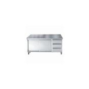 Combisteel 700 Worktable Sliding Doors Drawers 1600