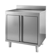 Combisteel 700 Worktable Hinged Doors Upstand 800