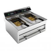 Combisteel Electric Counter Fryer 2x12L image
