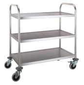 Combisteel 3 Shelf Flat-Packed Service Trolley image