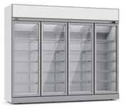 Combisteel INS-2060F Four Door Glass Display Freezer 2060L