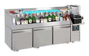 Combisteel Refrigerated Counter 3 Door with Cocktail Bar Station