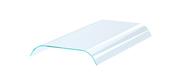 Combisteel Curved Glass 2-Sided Overshelf