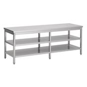 Combisteel 800 Worktable 2 Shelves 2700 image