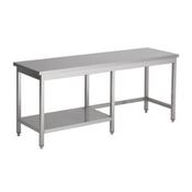 Combisteel SHELF 2500 Stainless Steel Worktable with Half Shelf
