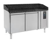 Combisteel Pizza Counter 2 Doors with Black Granite Worktop