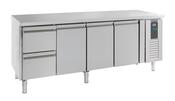 Combisteel 3 Door Refrigerated Counter with 2 Drawers 553 Litre