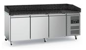 Combisteel 3 Door Pizza Prep Counter with Granite Top