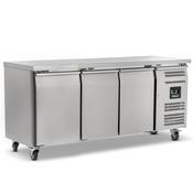 Blizzard 3 Door Slimline 600mm Depth Counter 339L HBC3SL