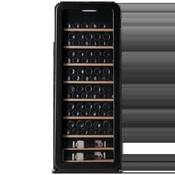Cavecool Retro Halite Wine Cooler - 76 Bottles - Single Zone - Black CC208SB