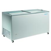 Infrico HF500TCGHC Glass Lid Chest Freezer Conservator 398L image