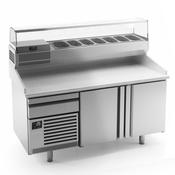 Infrico 2 Door Pizza Prep Counter 485L MP1740