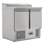 Koldbox 2 Dr Compact Gn Prep Counter W/ Raised Collar 240L KXCC2-SAL