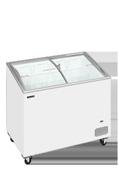 Tefcold Sliding Curved Glass Lid Chest Freezer IC301SCEB